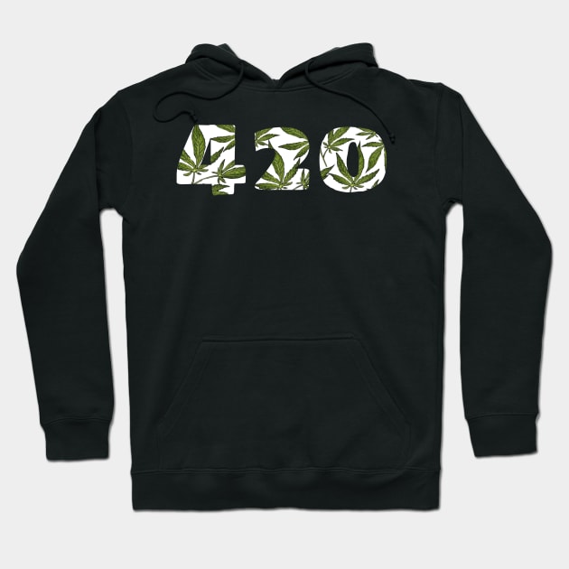 Happy 420 Vintage Style Hoodie by Trendsdk